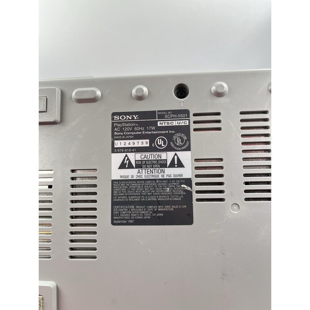 Sony PlayStation 1 Console Bundle TESTED WORKS PS1 Video Game System - Picture 13 of 13